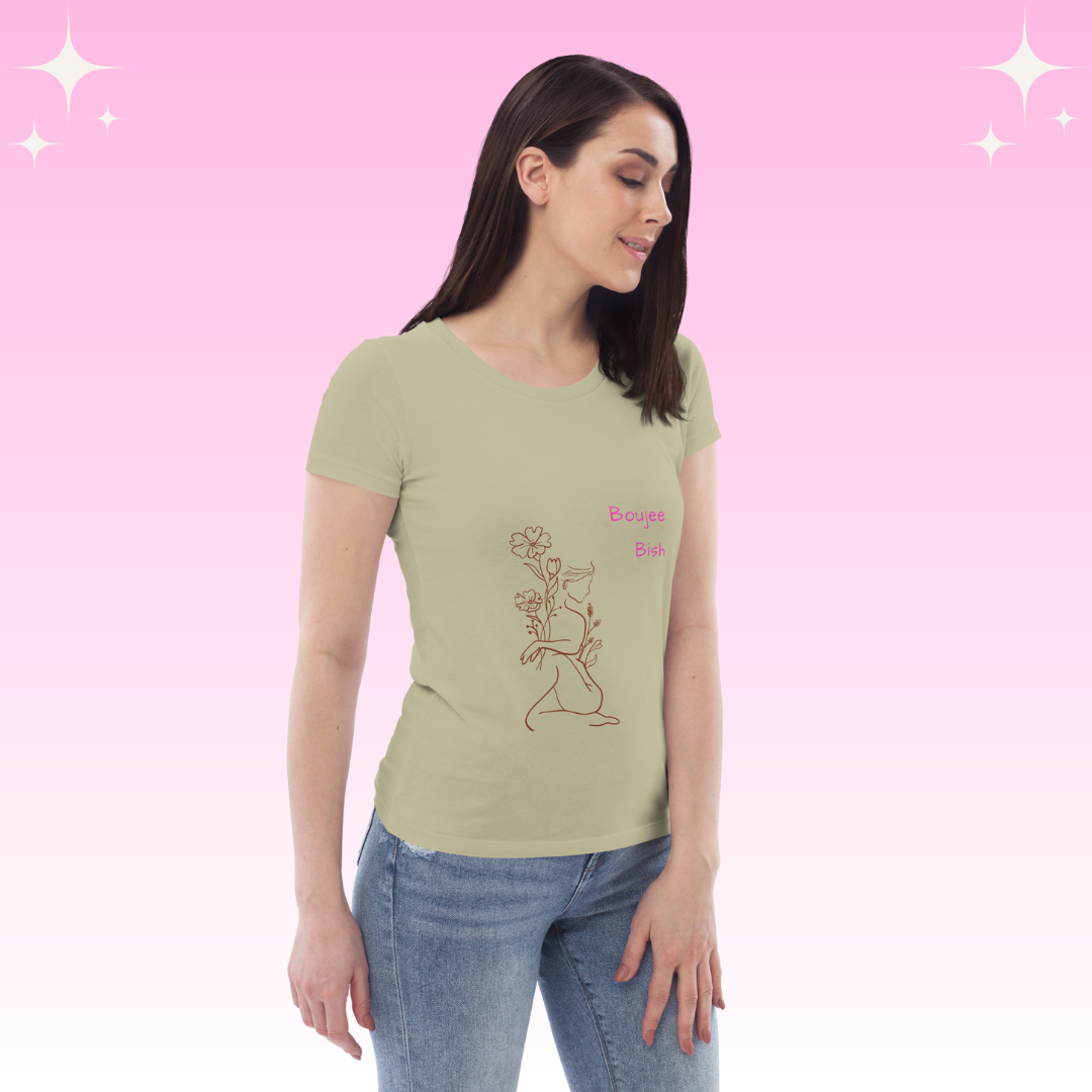 Boujee Bish Dopamine Dressing t-shirt design womens fit  sage